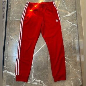 Adidas: Red Track Pants